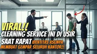 VIRAL !! CLEANING SERVICE INI DI USIR SAAT RAPAT, IDENTITAS ASLINYA BIKIN GEMPAR SATU KANTOR