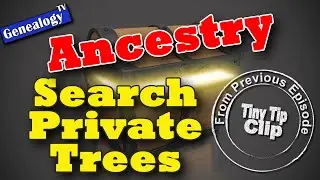 Searching Private Trees on Ancestry: Tiny Tip Clip