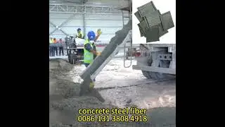 Steel Fiber Reinforced Concrete | Stronger & Crack-Resistant Concrete #ConstructionInnovation
