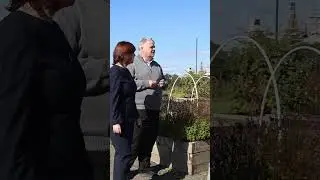 Lucy Powell visits Braehead Community Garden🌱