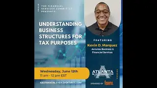 Financial Services | Understanding Business Structures for Tax Purposes |Replay
