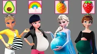 Эпическое сияние! Яркие модные преображения Эльзы, Анны, Леди Баг и Хлои ✨