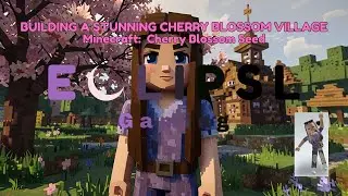 Building a Stunning Cherry Blossom Village in a Minecraft Cherry Blossom Seed! 🌸