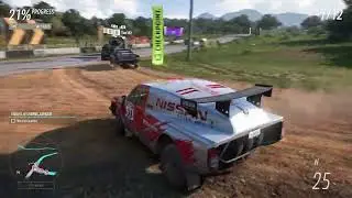 The Gaunlet Dirt Racing | Longest Dirt Racing ft. 2004 Nissan Pickup Rally | Forza Horizon 5