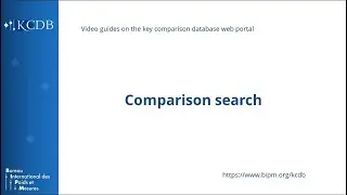 KCDB 2.0: Search for comparisons
