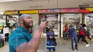ПРЕДУПРЕЖДЕНИЕ НЕЛЕГАЛЬНЫМ ИНОСТРАННЫМ ТОРГОВЦАМ В ЦЕНТРАЛЬНОМ ДЕЛОВОМ РАЙОНЕ ЙОХАННЕСБУРГА