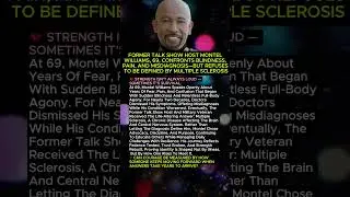 At 69: Montel Williams Faces MS With Strength #MontelWilliams #MultipleSclerosis #HealthJourney