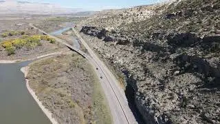 Landing in De Beque Canyon using the RTH function