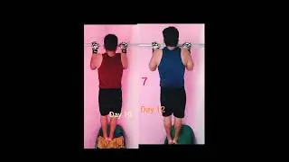 Pull Up : Day 12 and 10 Progress Comparison