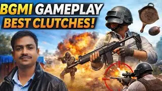 BGMI Full Rush Gameplay | 1v4 Squad Wipe 😱🔥 BGMI Pro Game