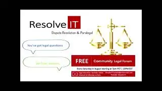 FREE Community Legal Clinics in B.C.