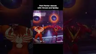 Peni Parker dances with Venom and Spider-Man - Marvel Rivals #shorts