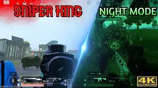 🕶NIGHT MODE🕶 In BGMI ! SNIPING EMULATOR GAMEPLAY 4k 90FPS (Bluestacks 5 )