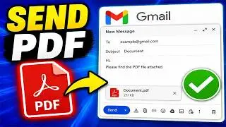 How To Attach & Send a PDF in Gmail (Laptop & PC)