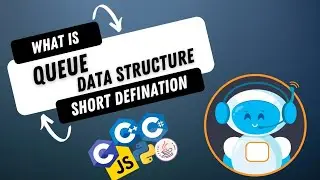 Queue Data Structure Short Defination ? | What is Queue Data Structure ? | Queue Defination | Queue