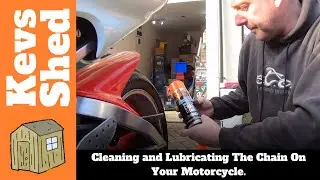 Degreasing, Cleaning And Lubricating The Chain On Your Motorcycle using Primeshine Chain Cleaner.