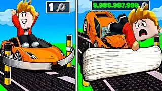 My FASTEST Car vs Duct Tape 😱 Drag Race in Roblox | Sam Plays