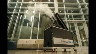 NebulaOne Dry Mist HOCL Fogger for airborne viruses, mold, and bacteria.