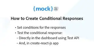MockForMe: How to Create Conditional API Responses