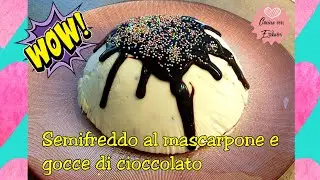 Semifreddo al mascarpone (SENZA GLUTINE). Dolce semplice senza cottura🥶😉