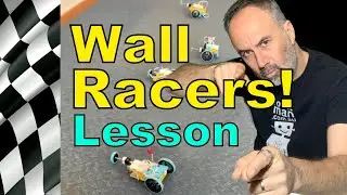 Ultimate Challenge! Wall bumping Spike Prime Lego Racers with teacher help.