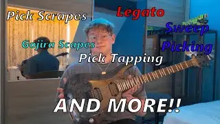 Different Guitar Techniques Quickly Explained!! (Picking, Tapping, Harmonics and More)