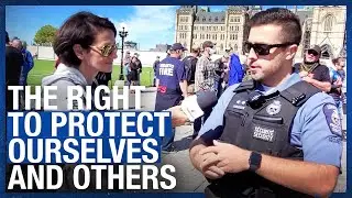 Firearms are defensive tools: Security guard at #CCFR's Ottawa Integrity March (Part Three)
