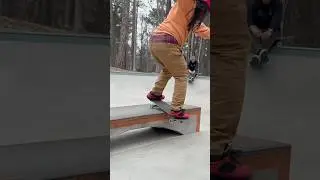 Bs board slide bank to ledge 🤒1 year progression #skate #foryou #viralshort