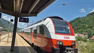Abfahrt S1 4043 und Durchfahrt railjet 78 