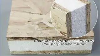 OSB EPS sandwich panel/ MGO EPS sandwich panel making machine/ SIP panel production machine