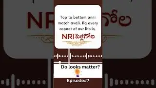 Ep#7: Do looks matter? #nripelligola #podcast #attraction #visualbeings #nri