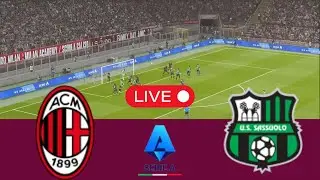 LIVE AC Milan vs Sassuolo | Serie A 2025 - Video Game Simulation