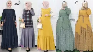 Model gamis pilihan 😍 | Baju gamis terbaru 2021