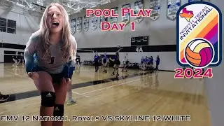 EMV 12 N Royal VS Skyline 12 White at North Texas Invitational