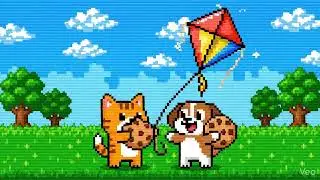 pixels cat 🐱 and dog 🐕
