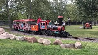 Allan Herschell Iron Horse S-24 24 Inch Gauge 520 Train on Van Saun County Park Safari Train Ride