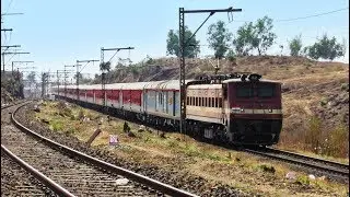 Shining LHB Train - 22511 Kamakhya KARMABHOOMI Express on KHARDI CURVE !!