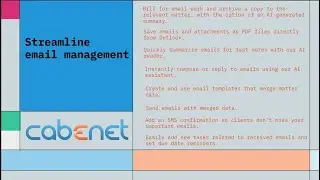 Cabenet Ai for email management