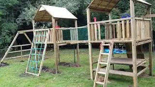 Climbing Frame Installer Custom Built Bespoke Double Tower