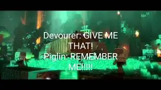Minecraft Legends - Devourer cutscene 1 of 3 translation.