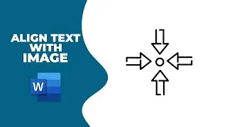 How to align text with image in word