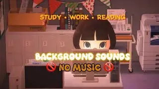 Background sounds | 🚫 No Music | City noise with typing sounds 🌃🌙 | Study &bull; Work &bull; Reading 📖 