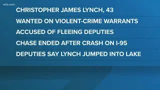 Man in custody after jumping from bridge after interstate pursuit