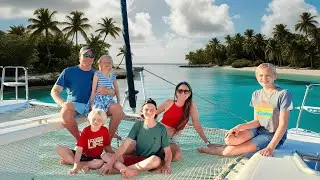 Living The Dream: A Day in the Life - CATAMARAN LIFE in the Tuamotus - Sailing Family (Ep. 63)