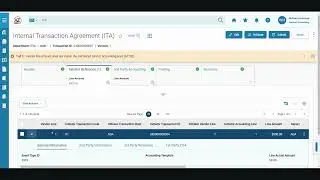 Approve an Internal Transaction Agreement (ITA) Transaction