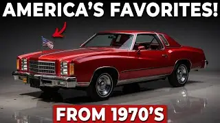 Самые любимые американские автомобили 1970-х годов