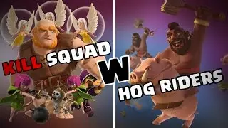 Kill Squad With Hog Riders | Kill Squad strategies | TH9 War Attacks | Clash Of Clans