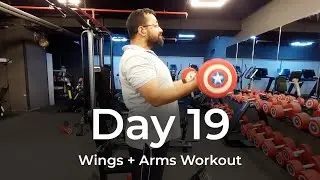 Day 19 | Back + Biceps + Triceps Workout | Daily Life in UAE | 93kg &rarr; 65kg