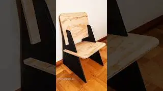 GRAN IDEA Muy FACIL Silla Solo con ensambles #idea #carpinteria #creatividad #ingenio #madera #diy