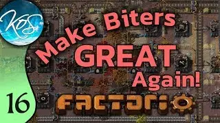 Factorio Ep 16: SCIENTIFIC ENDEAVOURS - Make Biters GREAT Again! - Mod, Let's Play, Gameplay